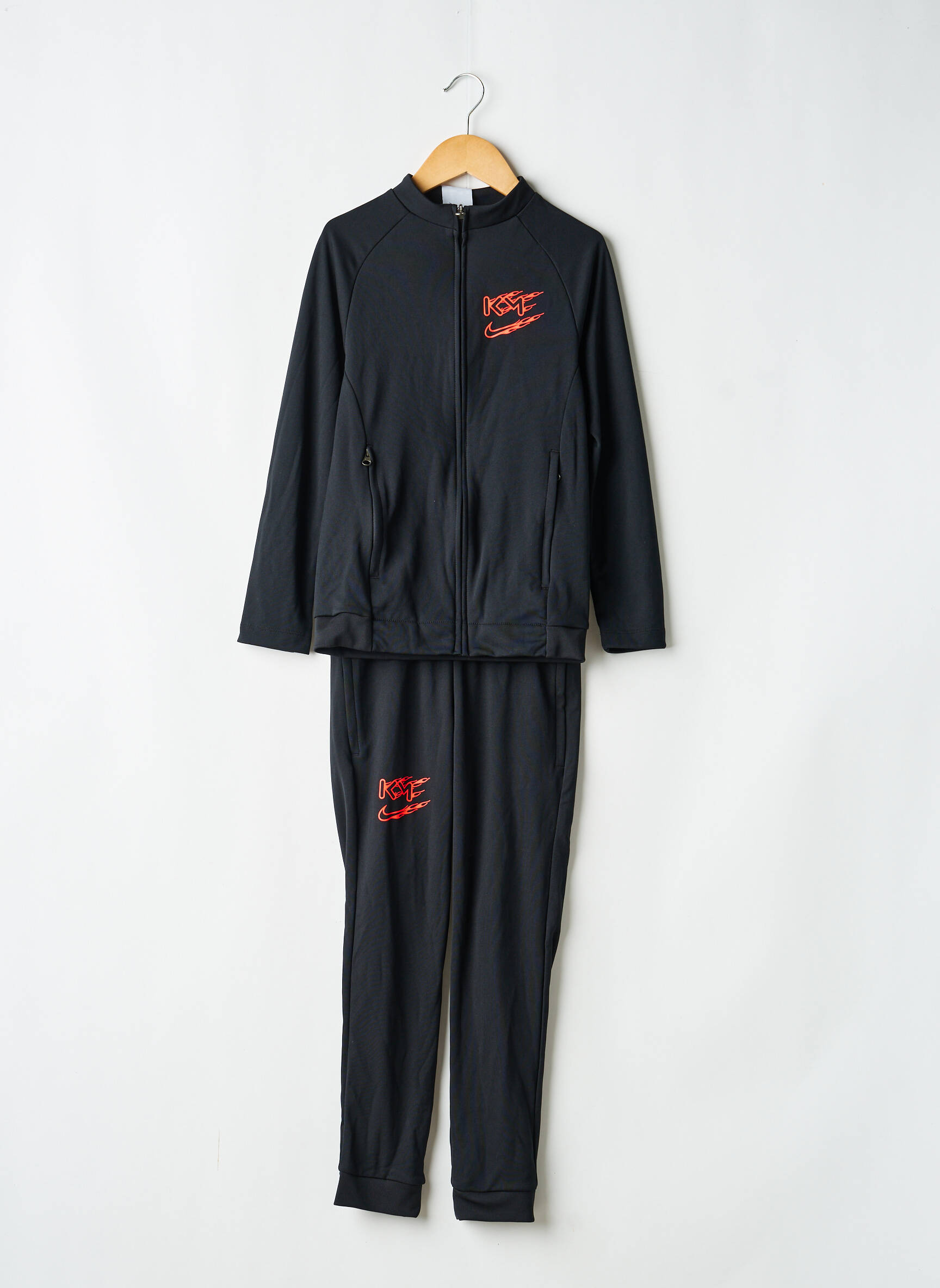 Set sportiv tip de jachetă negru NIKE băiat