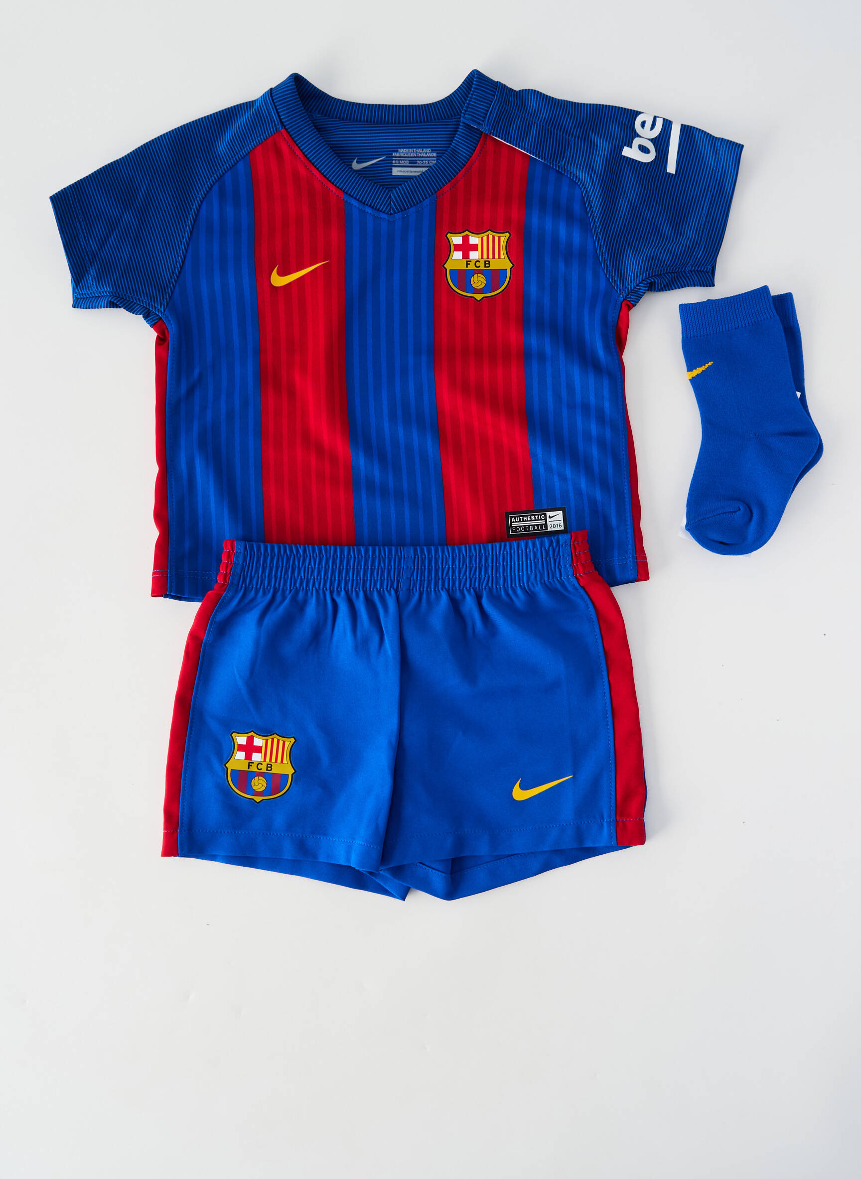 Set șort serigrafie flockată albastru NIKE băiat