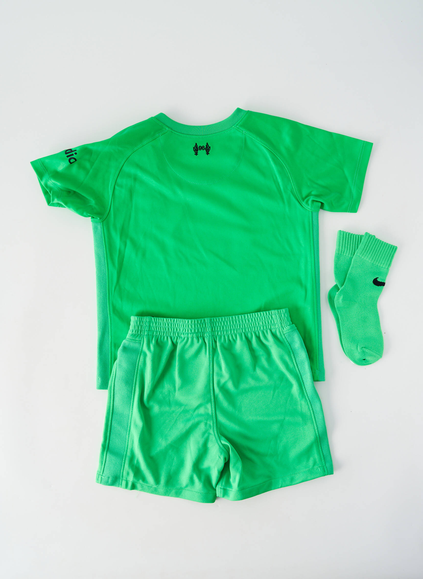 Set șort serigrafie flockată verde NIKE băiat