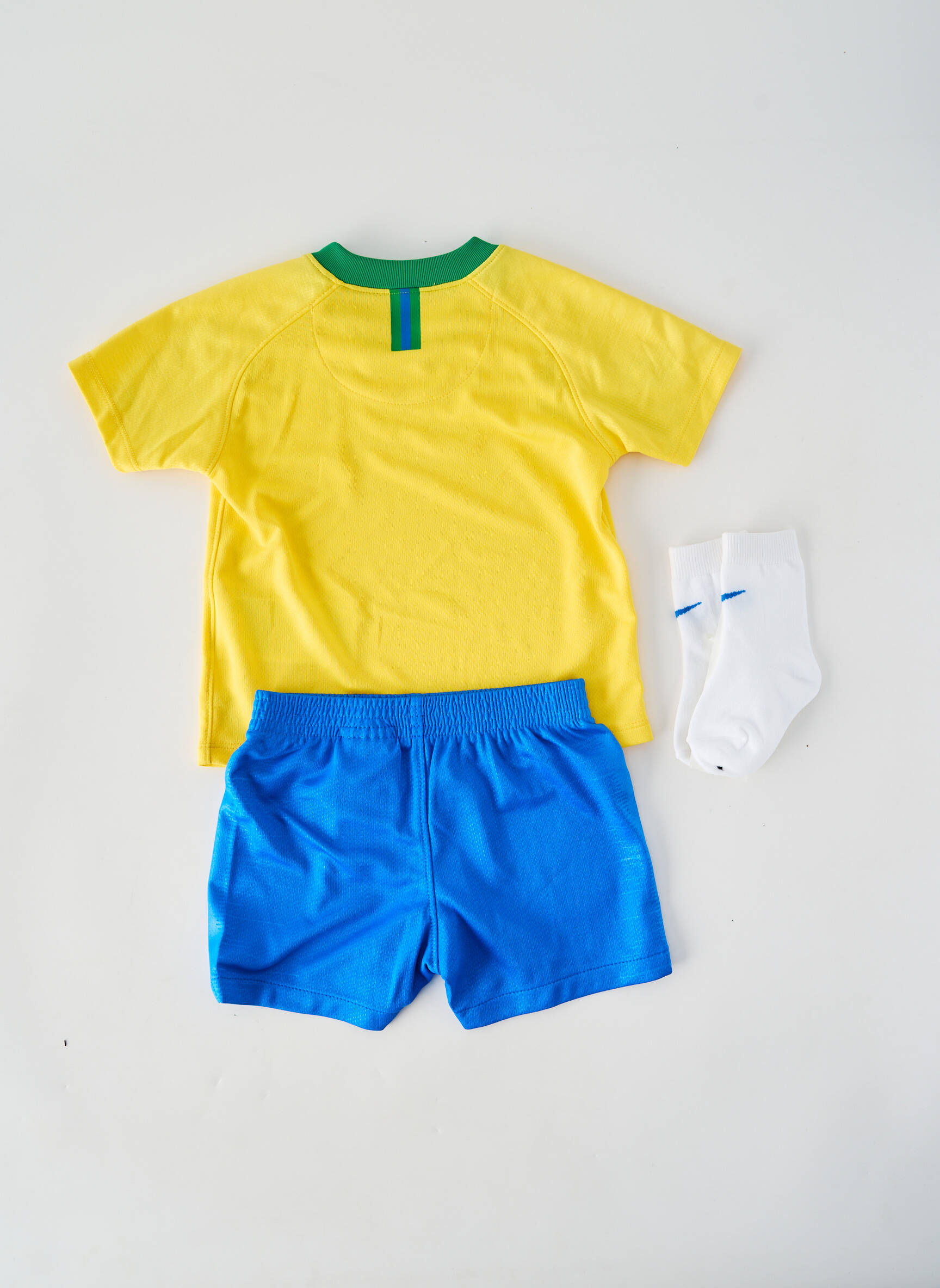 Set șort serigrafie flockată galben NIKE băiat