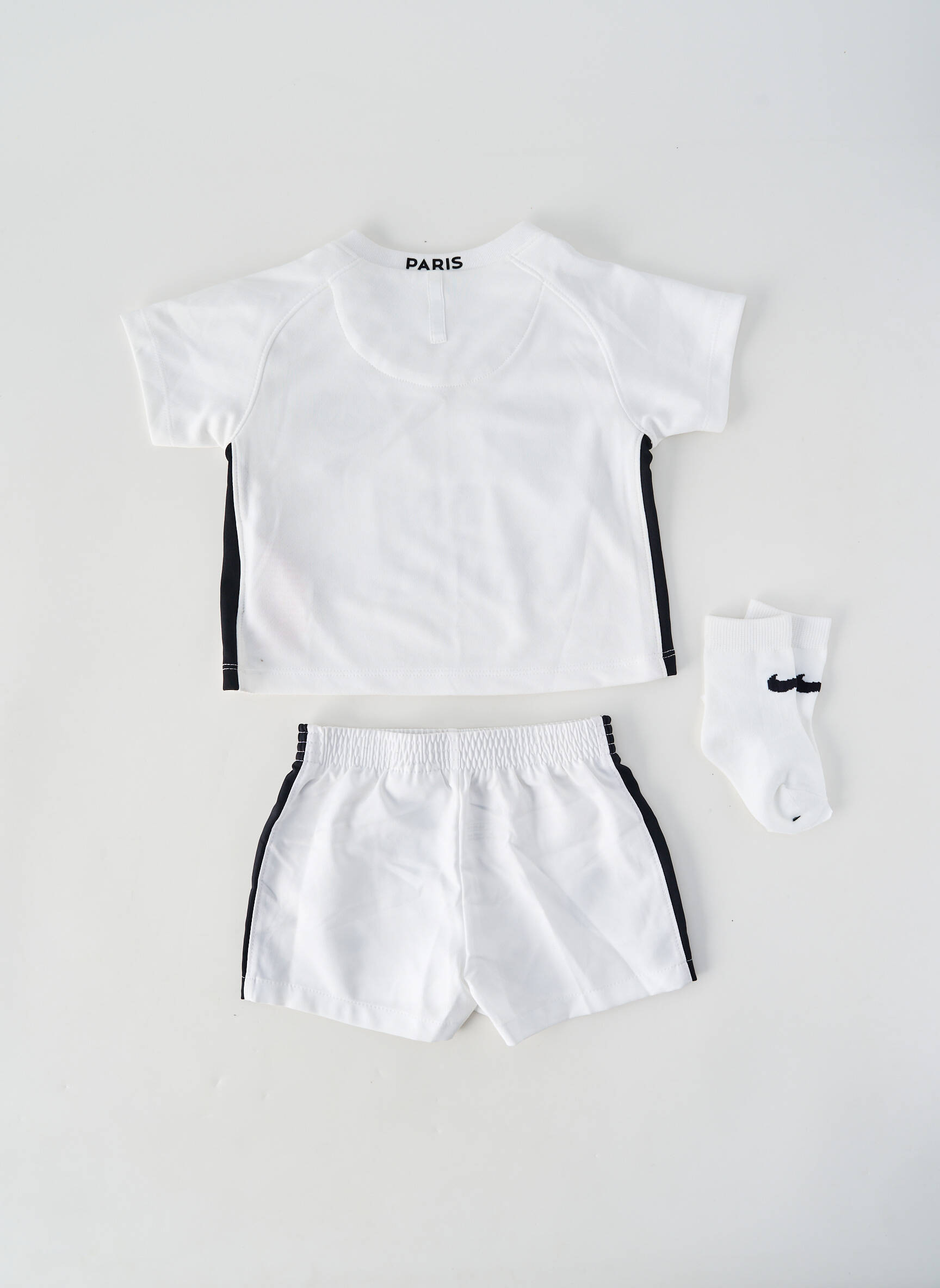 Set șort serigrafie flockată alb NIKE băiat