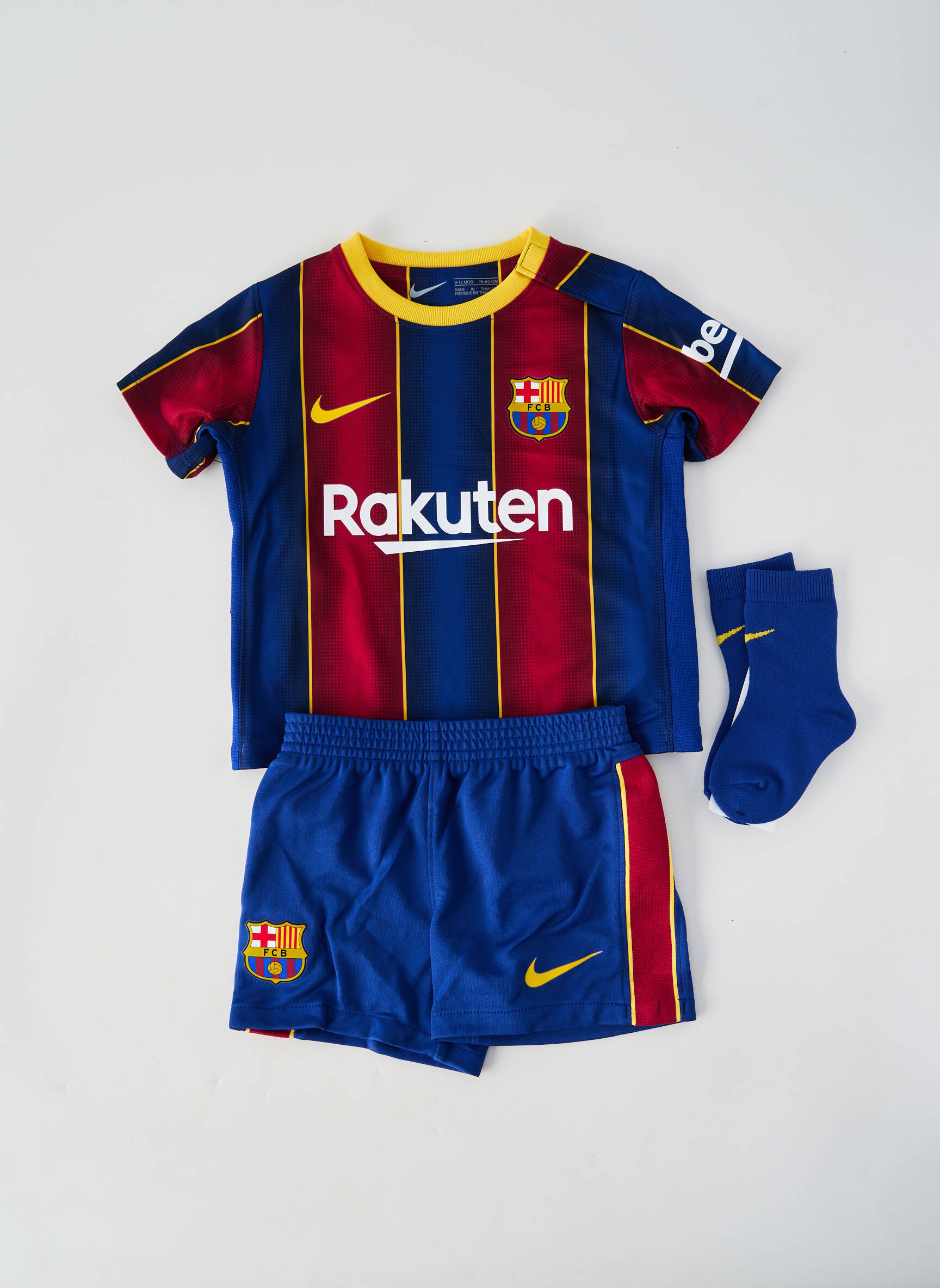 Set șort serigrafie flockată albastru NIKE băiat