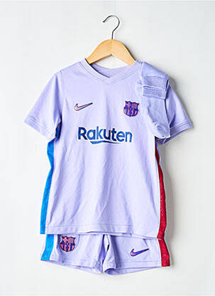 Set șort serigrafie flockată violet NIKE băiat