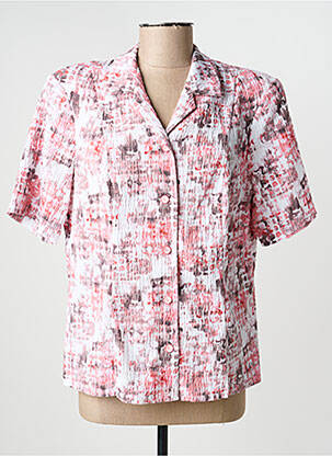Tricou croială dreaptă mâneci scurte roz GUY DUBOUIS bărbat