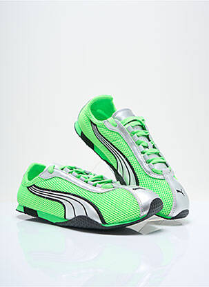 Adidași țesătură satinată vârf rotund verde PUMA unisex