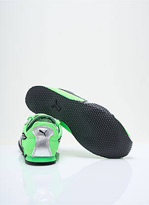 Adidași țesătură satinată vârf rotund verde PUMA unisex
