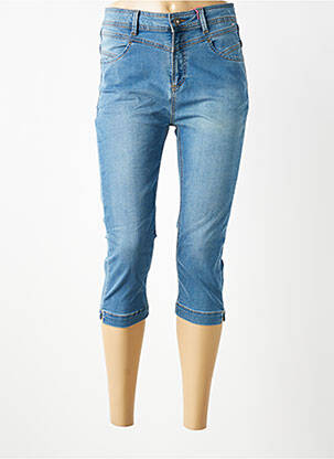 Pantalon trei sferturi buzunare albastru B.YOUNG femeie