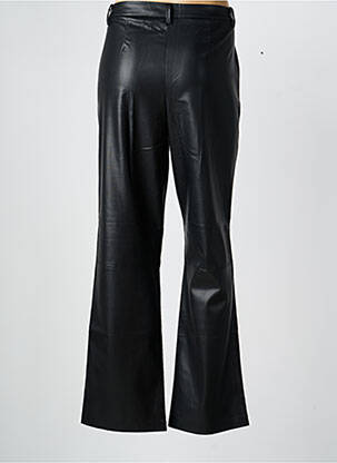 Pantalon drept închidere cu fermoar sub clapetă cu cârlig negru VERO MODA femeie