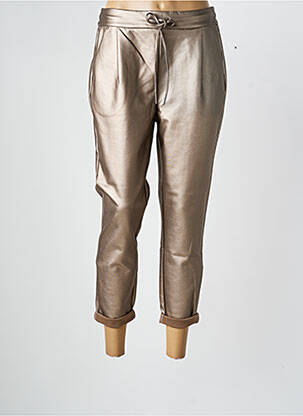 Pantalon 7/8 elasticitate mărime normală bej VERO MODA femeie