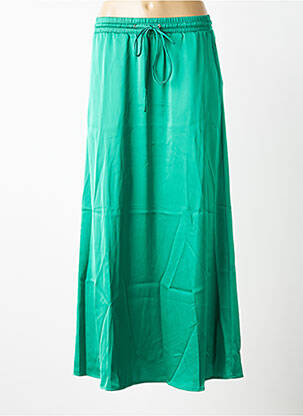 Fustă lungă croială evazată verde VERO MODA femeie