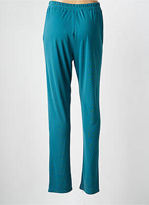 Pantalon slim talie elastică mărime normală verde GEVANA femeie