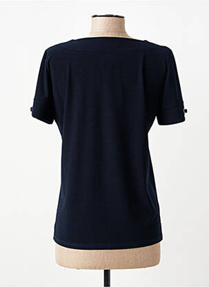 Tricou elasticitate mâneci scurte albastru GEVANA femeie