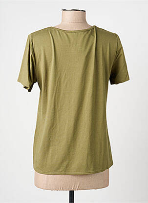 Tricou elasticitate mâneci scurte verde GEVANA femeie