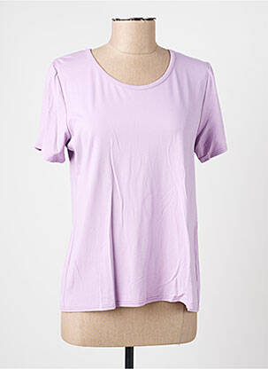 Tricou elasticitate mâneci scurte violet GEVANA femeie