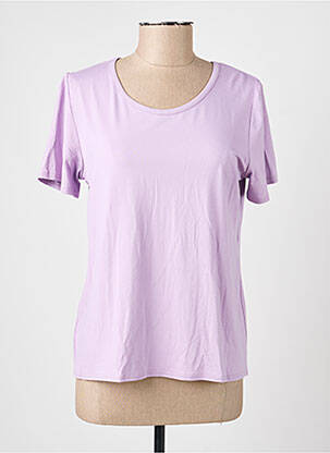 Tricou elasticitate mâneci scurte violet GEVANA femeie