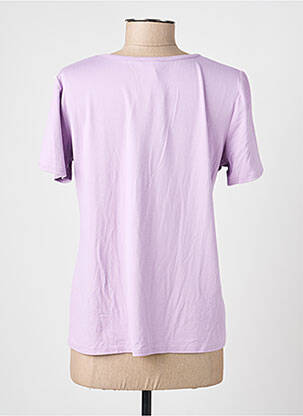 Tricou elasticitate mâneci scurte violet GEVANA femeie