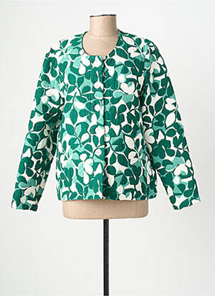 Jachete casual guler rotund verde GEVANA femeie