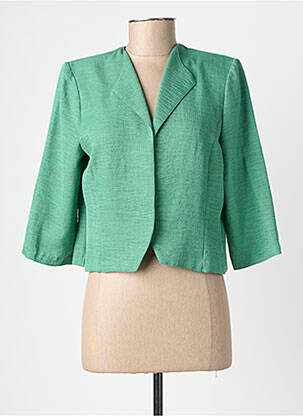 Jachete casual guler tip costum verde GEVANA femeie