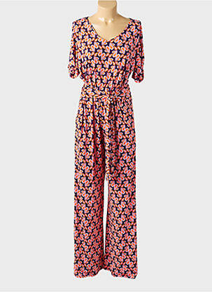 Salopetă-pantalon mâneci scurte mâneci scurte violet GEVANA femeie