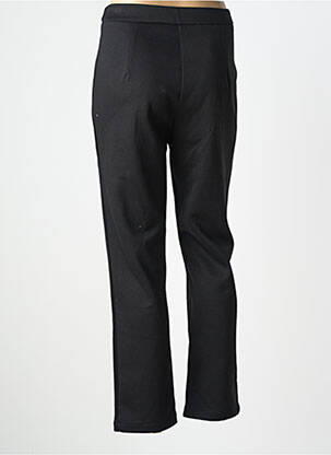 Pantalon drept închidere cu fermoar sub clapetă cu nasturi mărime normală negru KILKY femeie
