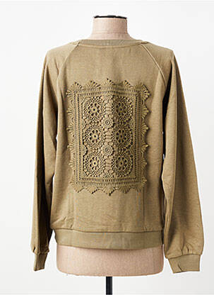 Hanorac elasticitate mâneci lungi verde VERO MODA femeie