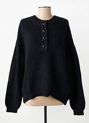 Pulover strânsă pe partea de jos mâneci lungi negru VERO MODA femeie