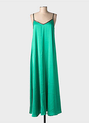 Rochie lungă bretele subțiri bretele subțiri verde VERO MODA femeie