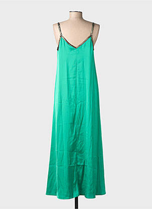 Rochie lungă bretele subțiri bretele subțiri verde VERO MODA femeie