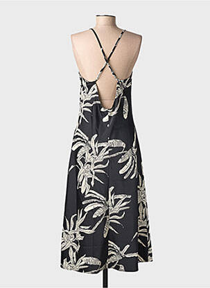 Rochie midi guler în v bretele subțiri negru AWARE BY VERO MODA femeie