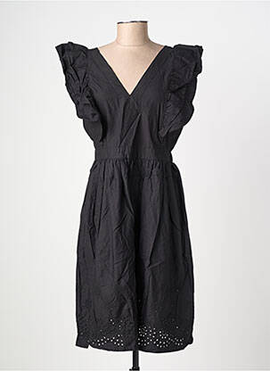Rochie midi mâneci scurte mâneci scurte negru VERO MODA femeie