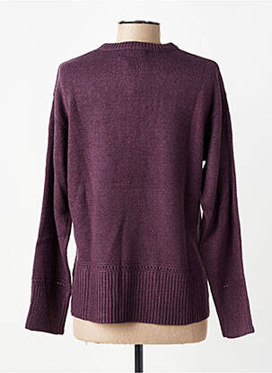 Pulover croială dreaptă mâneci lungi violet TIFFOSI femeie