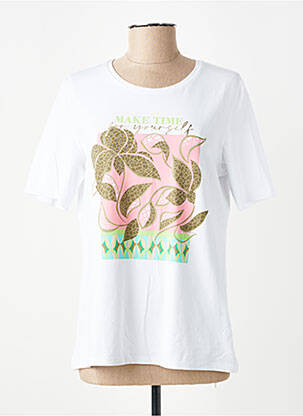 Tricou croială dreaptă mâneci scurte alb BETTY BARCLAY femeie