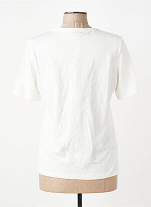 Tricou serigrafie cu strasuri mâneci scurte bej BETTY BARCLAY femeie