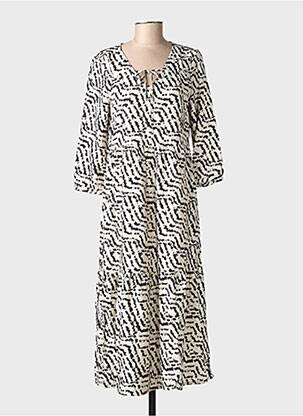 Rochie lungă mâneci lungi mâneci lungi bej STREET ONE femeie