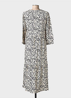 Rochie lungă mâneci lungi mâneci lungi bej STREET ONE femeie
