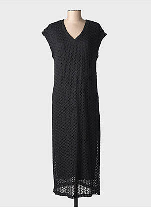 Rochie lungă mâneci scurte mâneci scurte negru STREET ONE femeie