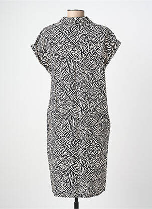 Rochie midi mâneci scurte mâneci scurte negru STREET ONE femeie