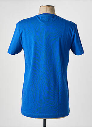 Tricou croială cambrată mâneci scurte albastru CAMBERABERO bărbat