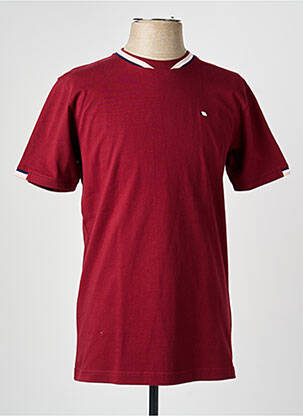 Tricou elasticitate mâneci scurte roșu CAMBERABERO femeie