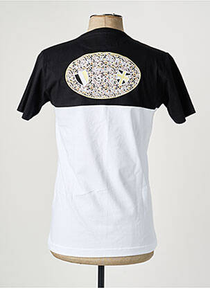 Tricou broderie mâneci scurte negru CAMBERABERO bărbat