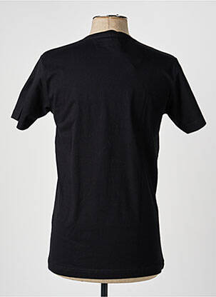 Tricou broderie mâneci scurte negru CAMBERABERO bărbat