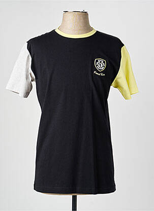 Tricou broderie mâneci scurte negru CAMBERABERO bărbat