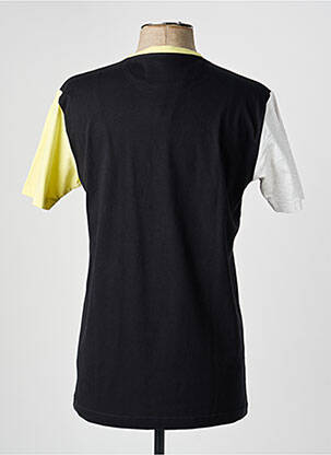 Tricou broderie mâneci scurte negru CAMBERABERO bărbat