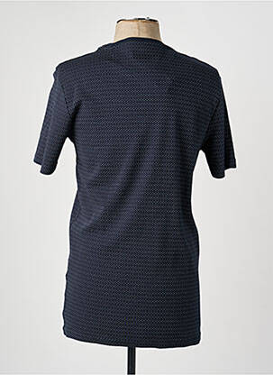 Tricou croială cambrată mâneci scurte albastru CAMBERABERO bărbat