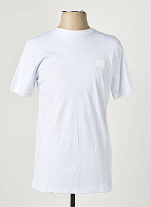 Tricou broderie mâneci scurte alb CAMBERABERO bărbat