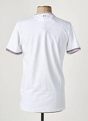 Tricou broderie mâneci scurte alb CAMBERABERO bărbat