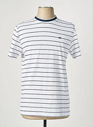 Tricou broderie mâneci scurte albastru CAMBERABERO bărbat