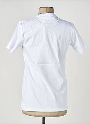 Tricou broderie mâneci scurte alb CAMBERABERO bărbat