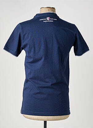 Tricou elasticitate mâneci scurte albastru CAMBERABERO bărbat