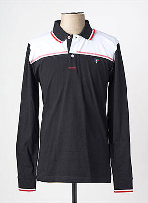 Tricou broderie mâneci lungi negru CAMBERABERO bărbat